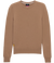 Cashmere Blend Crewneck Sweater: Caramel