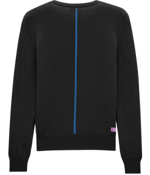 Cashmere Blend Crewneck: Noir