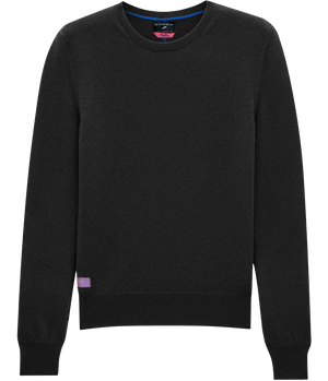 Cashmere Blend Crewneck: Noir