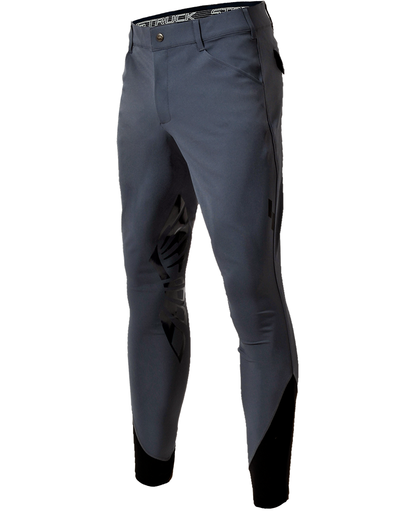 Slate Grey Breeches-4 Way Stretch for Ultimate Comfort – CorrectConnect