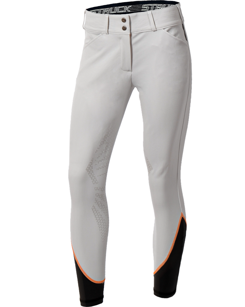 Women's 50 Series Light Grey Breeches | Struck Apparel USA